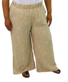 Ladies Printed Wide Leg Slit Pants | R299.90 | Eagle Clothing | Plus Size | Big & Tall