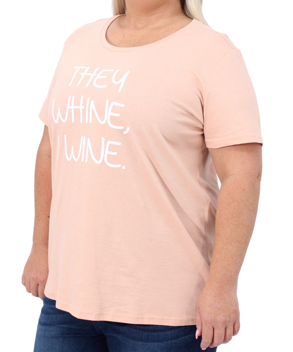Ladies Printed Wine Tee | R239.90 Eagle Clothing Plus Size Big & Tall