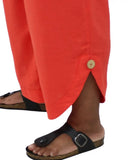 Ladies Rayon Button Detail Capri | Eagle Clothing | Plus Size | Big & Tall