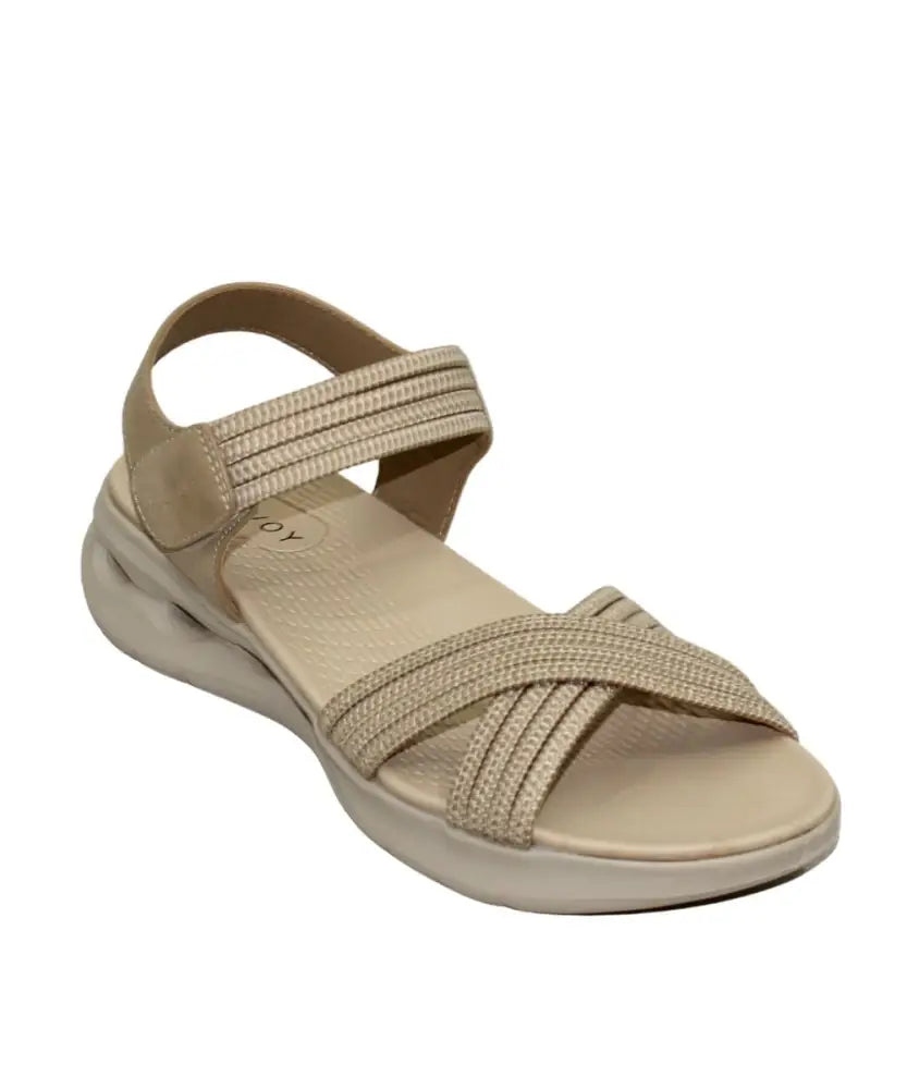 Ladies Savoy TMT Strappy Elasticated Mule | Eagle Clothing | Plus Size | Big & Tall