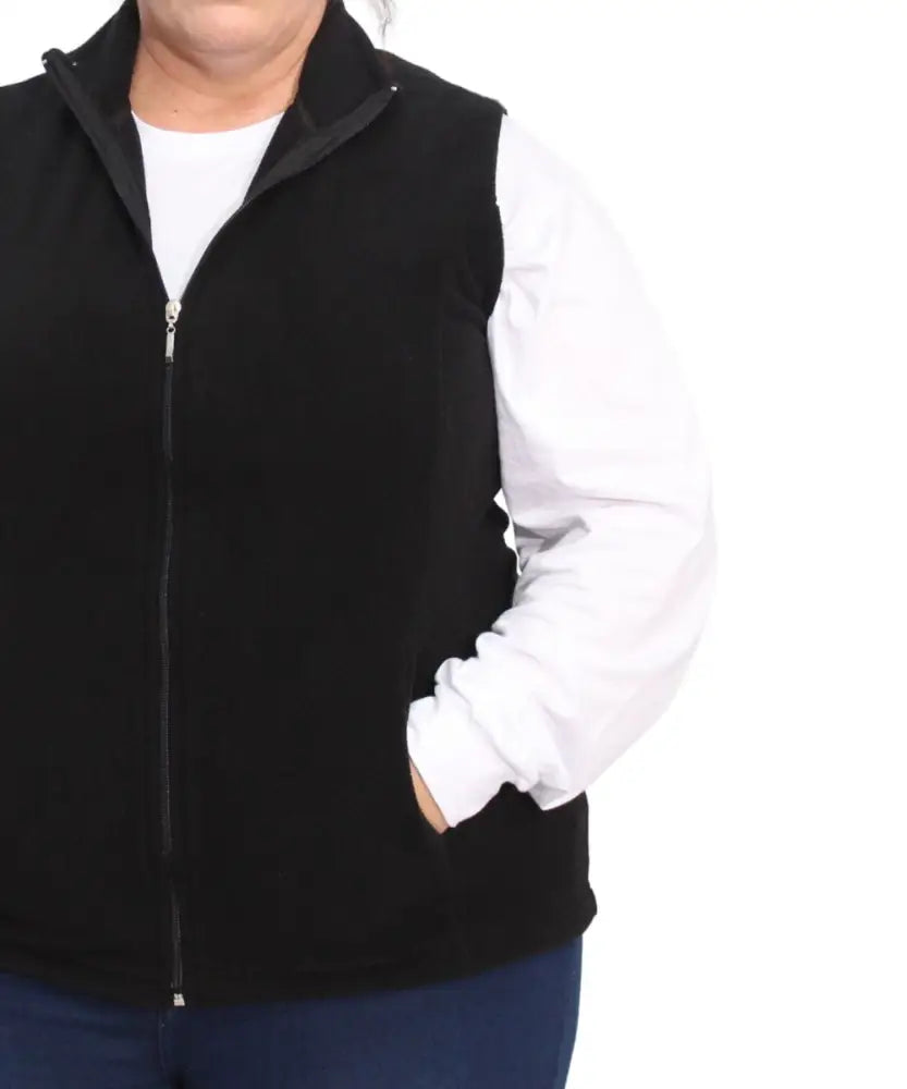 Ladies Sleeveless Fleece Jacket | Eagle Clothing | Plus Size | Big & Tall