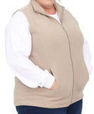 Ladies Sleeveless Fleece Jacket | Eagle Clothing | Plus Size | Big & Tall