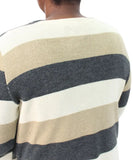 Ladies Stripe Cardigan | Eagle Clothing | Plus Size | Big & Tall