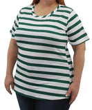 Ladies Stripe Tee | R249.90 | Eagle Clothing | Plus Size | Big & Tall
