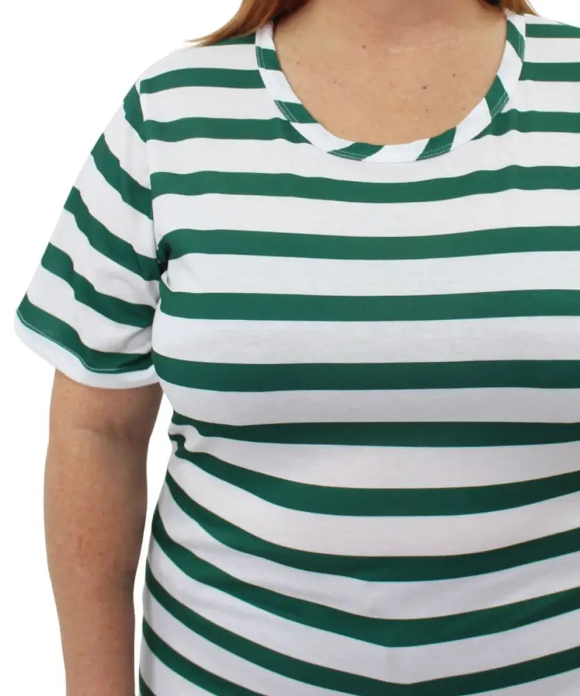 Ladies Stripe Tee | Eagle Clothing | Plus Size | Big & Tall