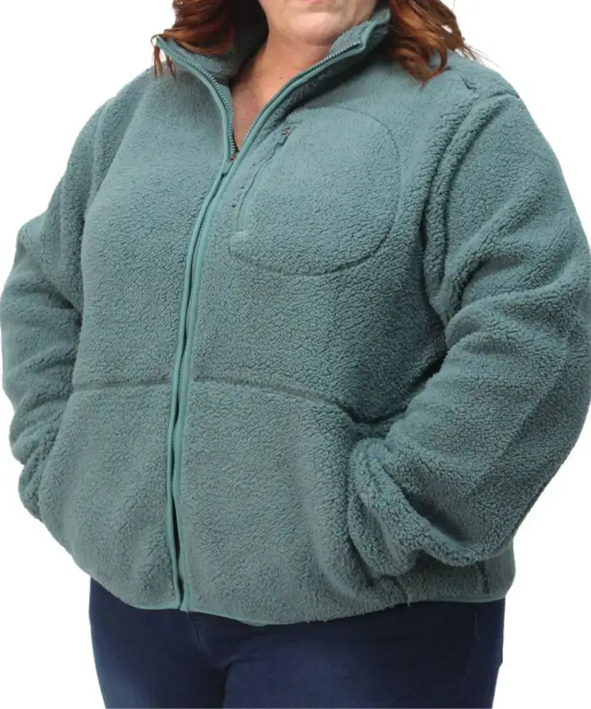 Ladies Teddy Fleece Jacket | Eagle Clothing | Plus Size | Big & Tall