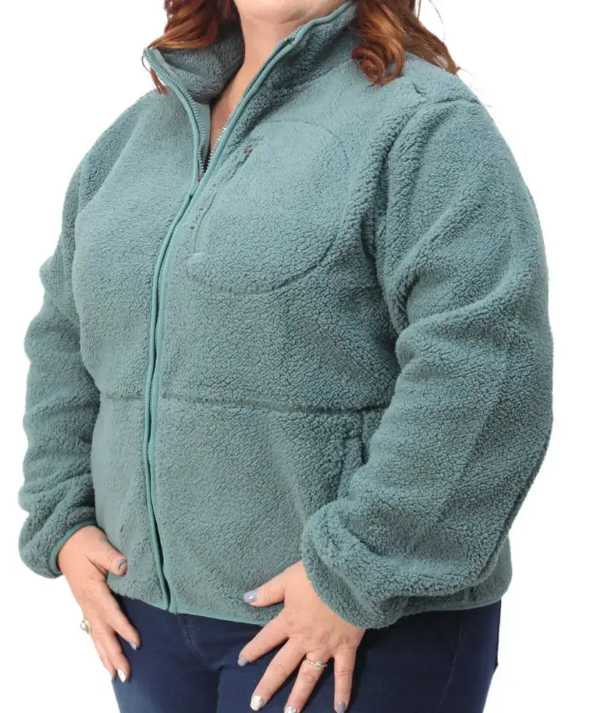 Ladies Teddy Fleece Jacket | R550 | Eagle Clothing | Plus Size | Big & Tall