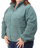 Ladies Teddy Fleece Jacket | R550 | Eagle Clothing | Plus Size | Big & Tall