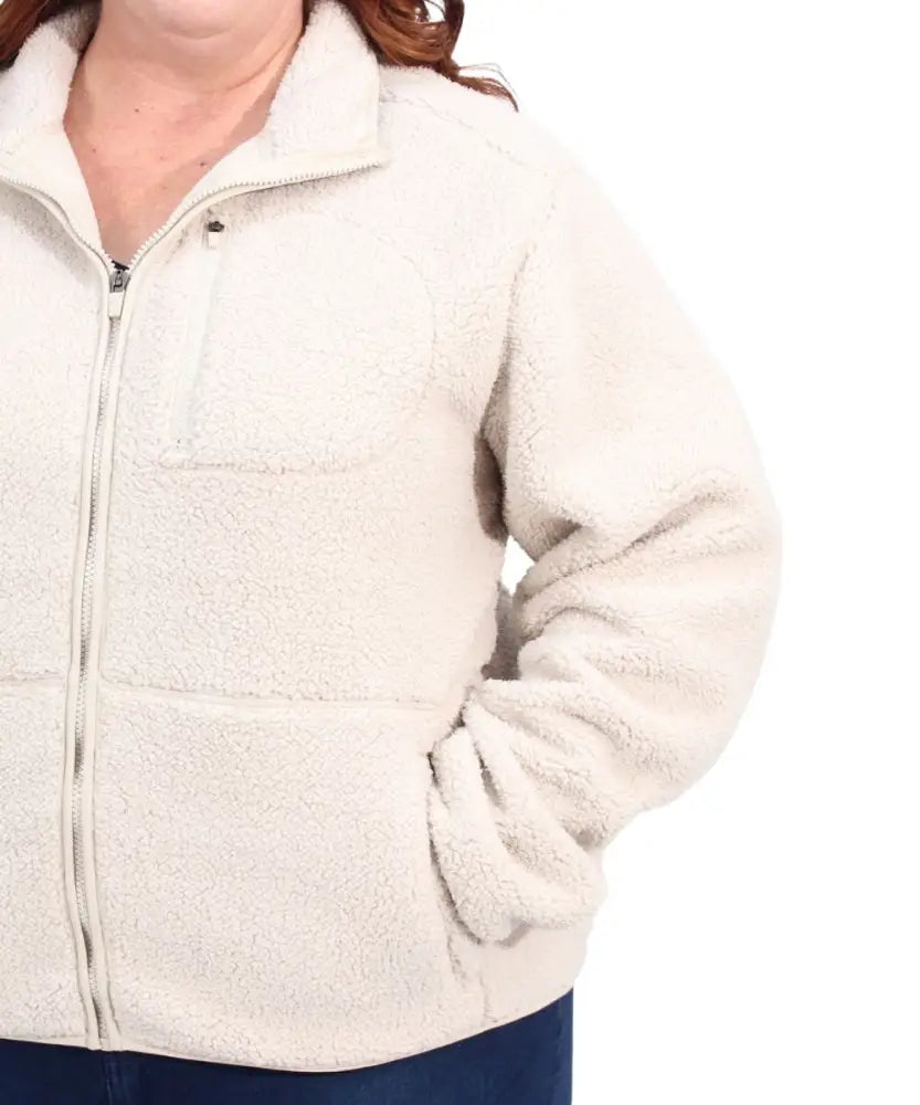 Ladies Teddy Fleece Jacket | Eagle Clothing | Plus Size | Big & Tall