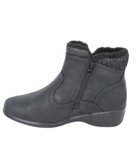 Ladies Zip Detail Ankle Boot | R479.90 Eagle Clothing Plus Size Big & Tall