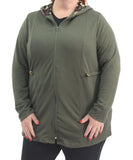 Ladies Zip Through Cardigan | Eagle Clothing | Plus Size | Big & Tall