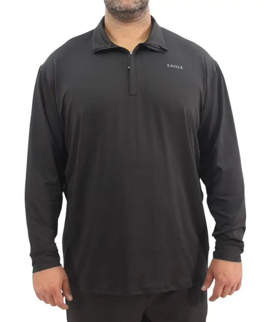 Mens 1/4 Zip Active Long Sleeve