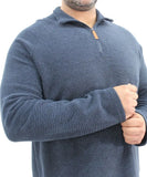 Mens 1/4 Zip Fleece Jersey | Eagle Clothing | Plus Size | Big & Tall
