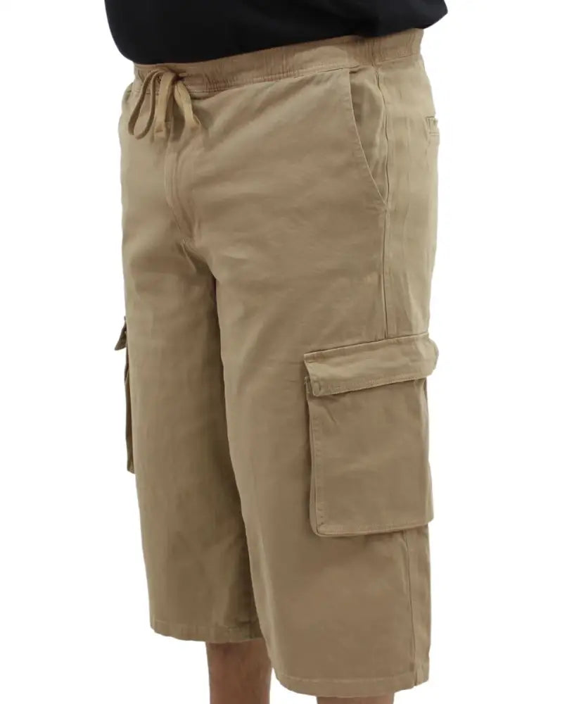 Mens 3/4 Cargo Shorts | Eagle Clothing | Plus Size | Big & Tall
