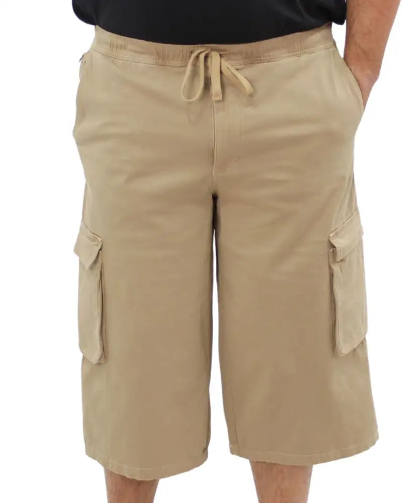 Mens 3/4 Cargo Shorts | Eagle Clothing | Plus Size | Big & Tall
