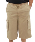 Mens 3/4 Cargo Shorts | Eagle Clothing | Plus Size | Big & Tall
