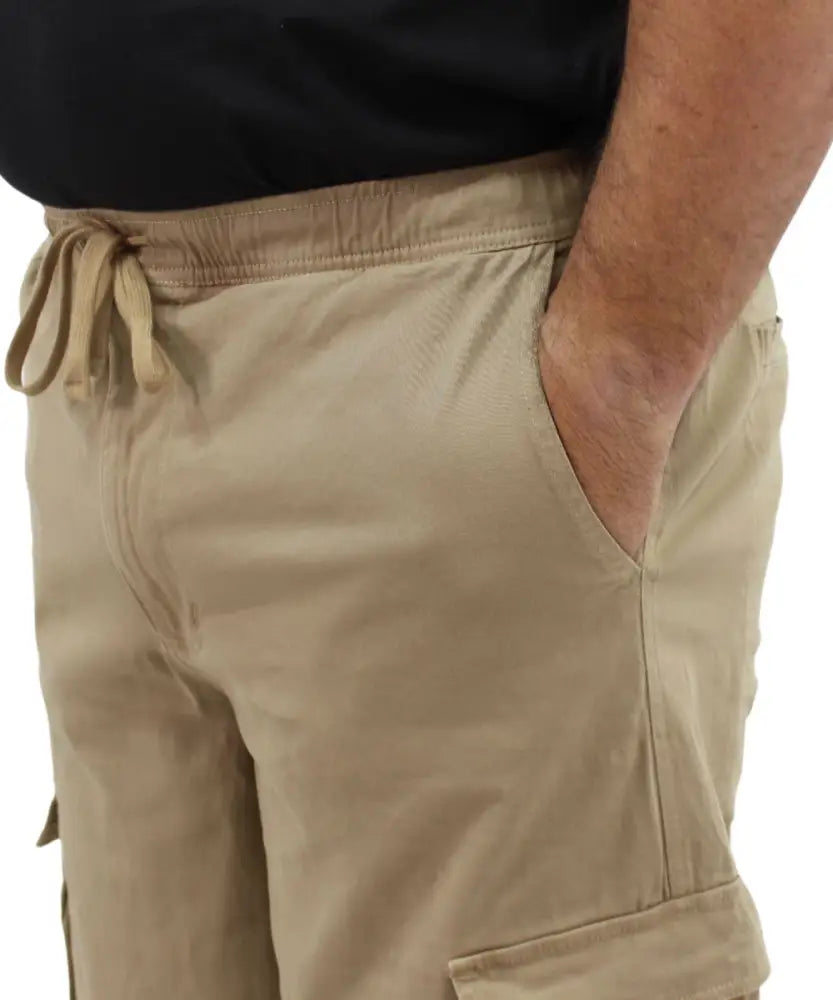 Mens 3/4 Cargo Shorts | Eagle Clothing | Plus Size | Big & Tall