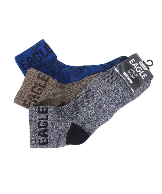 Mens 3 Pack Hiker Boot Socks