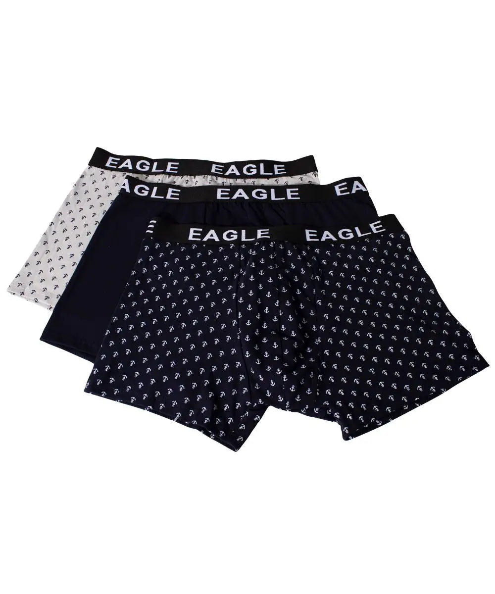 Mens 3 Pack Linear Fancy Trunks | R339.90 Eagle Clothing Plus Size Big & Tall