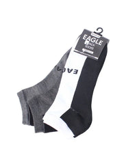 Mens 3 Pack Low Cut Cushion Socks | R139.90 Eagle Clothing Plus Size Big & Tall