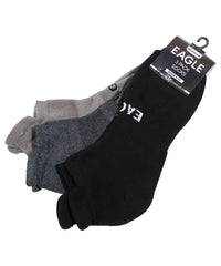 Mens 3 Pack Low Cut Melange Socks | R149.90 Eagle Clothing Plus Size Big & Tall