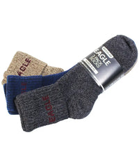 Mens 3 Pack Trail Hiker Socks in various colors, ideal for outdoor adventures