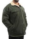 Mens Canvas Bomber Jacket | Eagle Clothing | Plus Size | Big & Tall
