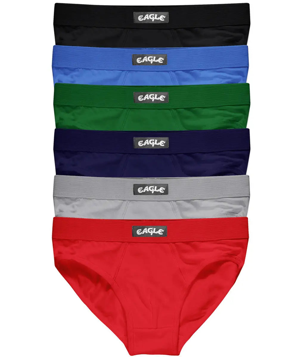 Mens Eagle 5 Pack Cotton Briefs | R279.90 Clothing Plus Size Big & Tall