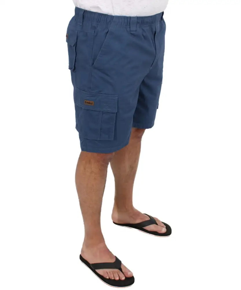 Blue Eagle Baler Cargo Shorts with multiple pockets for practical outdoor wear