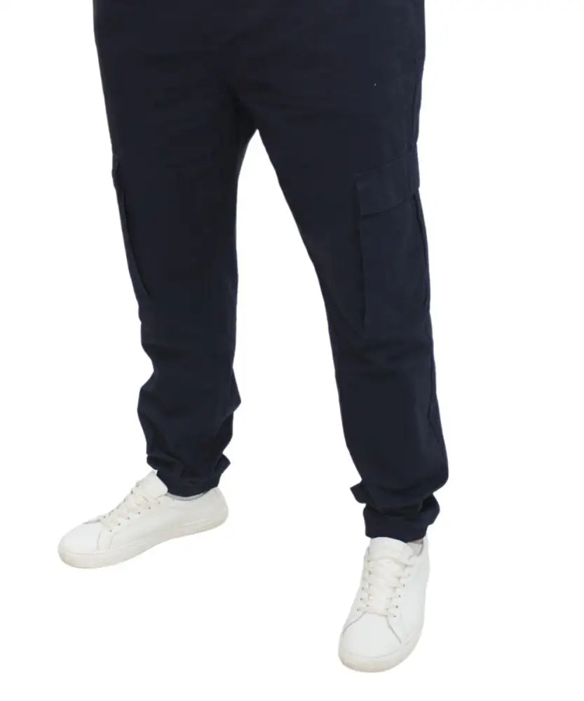 Mens Elasticated Cargo Pants | Eagle Clothing | Plus Size | Big & Tall