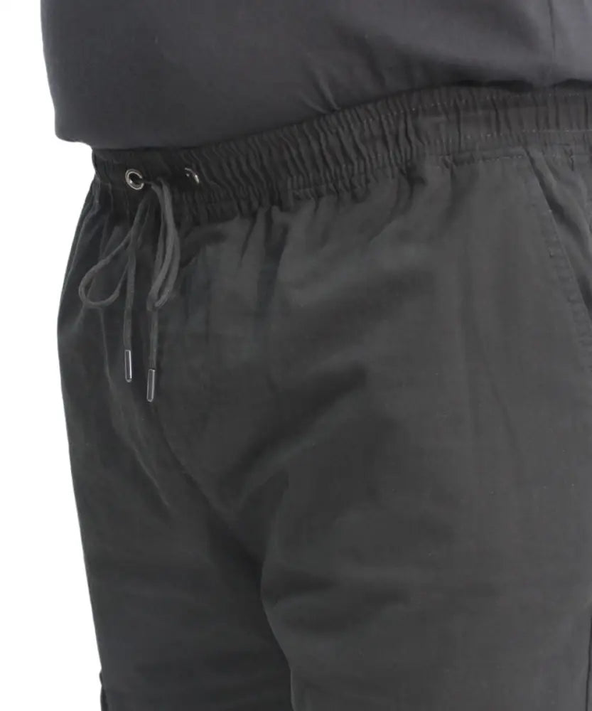 Mens Elasticated Cargo Pants | Eagle Clothing | Plus Size | Big & Tall