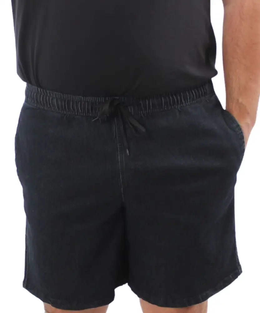 Mens Elasticated Denim Shorts | Eagle Clothing | Plus Size | Big & Tall