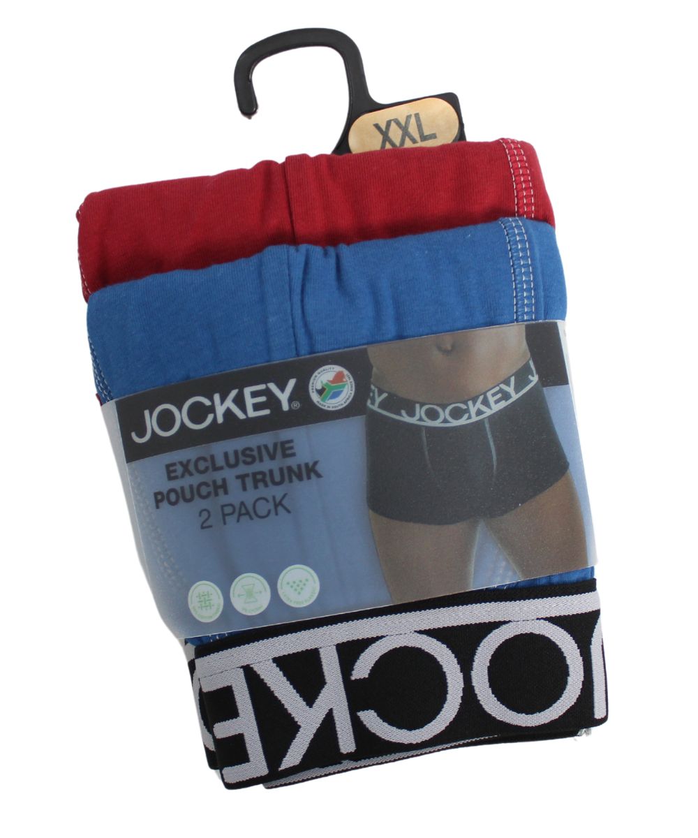 Mens Jockey 2 Pack Pouch Trunks | R349.90 Eagle Clothing Plus Size Big & Tall