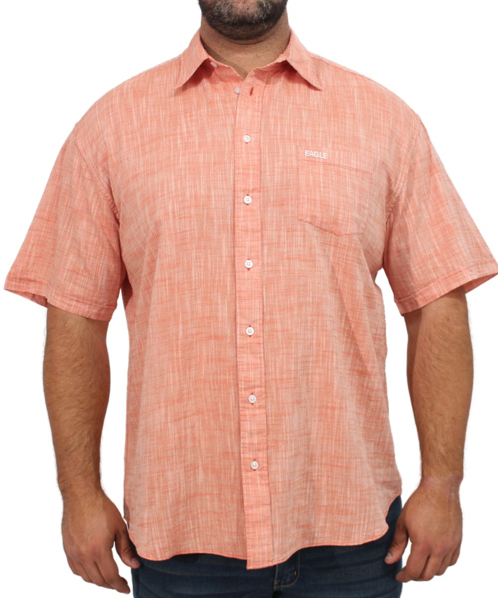 Mens Linen Short Sleeve Shirt | R519.90 Eagle Clothing Plus Size Big & Tall