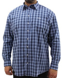 Mens Long Sleeve Check Shirt | R499.90 | Eagle Clothing | Plus Size | Big & Tall