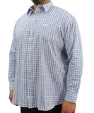 Mens Long Sleeve Check Shirt | Eagle Clothing | Plus Size | Big & Tall