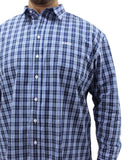 Mens Long Sleeve Check Shirt | Eagle Clothing | Plus Size | Big & Tall