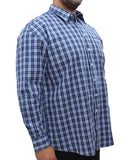 Mens Long Sleeve Check Shirt | Eagle Clothing | Plus Size | Big & Tall