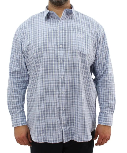Mens Long Sleeve Check Shirt | R499.90 | Eagle Clothing | Plus Size | Big & Tall