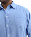 Mens Long Sleeve Linen Shirt