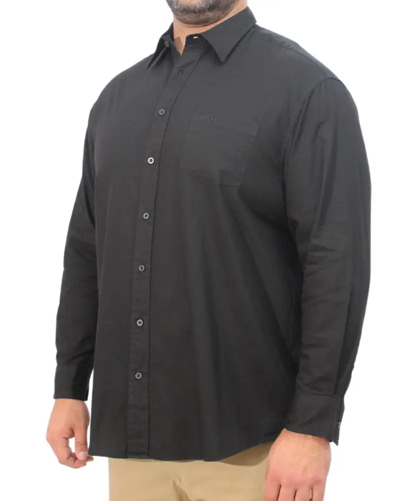 Mens Long Sleeve Oxford Shirt