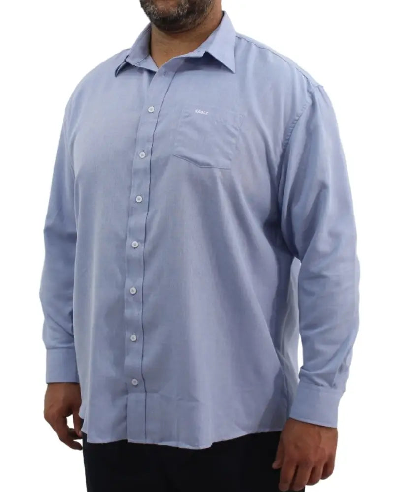 Mens Long Sleeve Oxford Shirt | R429.90 | Eagle Clothing | Plus Size | Big & Tall