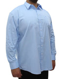 Mens Long Sleeve Oxford Shirt | Eagle Clothing | Plus Size | Big & Tall