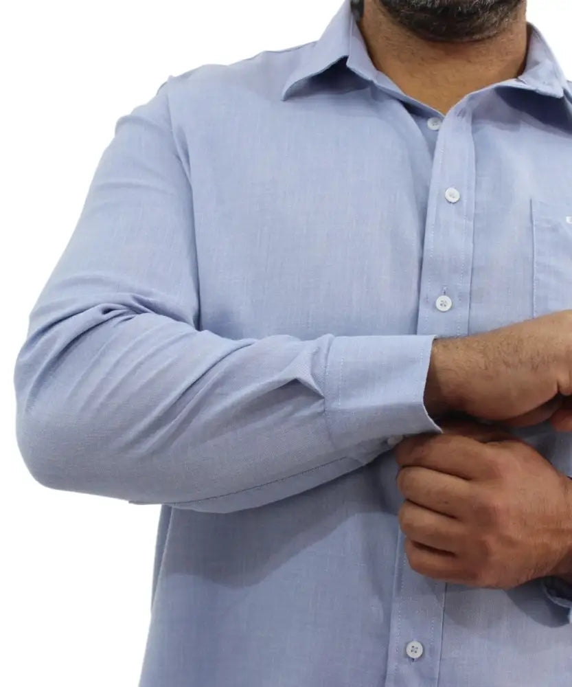 Mens Long Sleeve Oxford Shirt | Eagle Clothing | Plus Size | Big & Tall