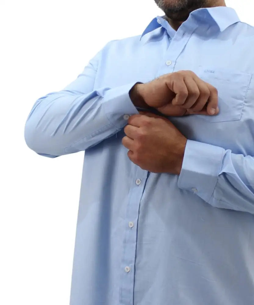 Mens Long Sleeve Oxford Shirt | Eagle Clothing | Plus Size | Big & Tall