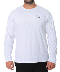 Mens Long Sleeve Space Dye Tee | R339.90 Eagle Clothing Plus Size Big & Tall