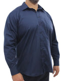 Mens Long Sleeve Work Shirt | Eagle Clothing | Plus Size | Big & Tall