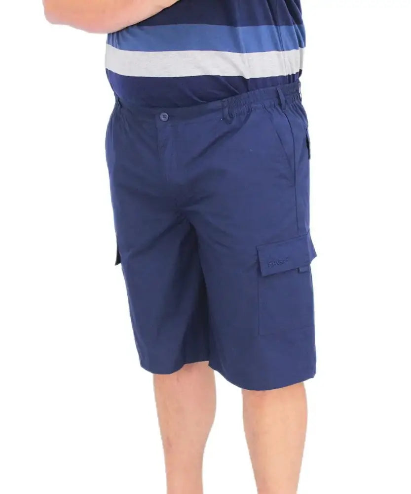 Mens Peached Cargo Shorts | R349.90 | Eagle Clothing | Plus Size | Big & Tall