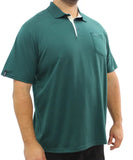 Mens Plain Contrast Golfer | Eagle Clothing | Plus Size | Big & Tall