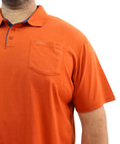 Mens Plain Contrast Golfer | Eagle Clothing | Plus Size | Big & Tall